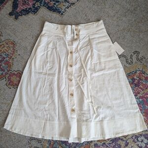 Women's Midi A-Line Skirt - A New Day - Medium